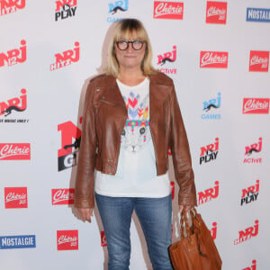 Christine Bravo lors de la conférence de presse de rentrée du groupe NRJ au Musée du Quai Branly à Paris, le 21 septembre 2017. © CVS/Bestimage