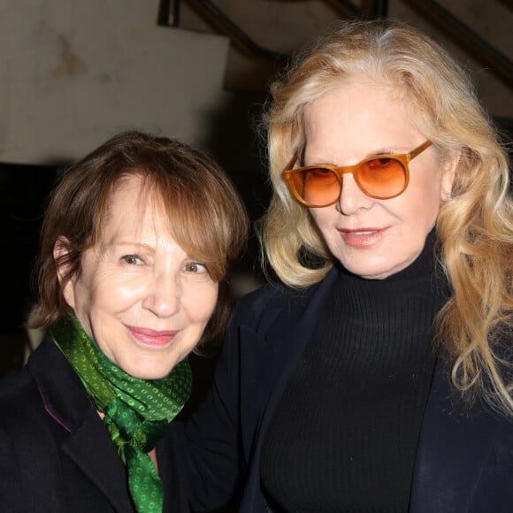 Nathalie Baye et Sylvie Vartan lors de la soiree en l'honneur de Danielle Darrieux et a la projection du film 'Occupe-toi d’Amelie', au cinema Max Linder Panorama, à Paris, France le 09 Avril 2018. Photo by Jerome Domine/ABACAPRESS.COM