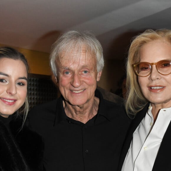 Exclusif - Dave, Sylvie Vartan avec sa fille Darina Scotti-Vartan - People au concert de Dave à Bobino à Paris le 18 novembre 2019. © Coadic Guirec/Bestimage (