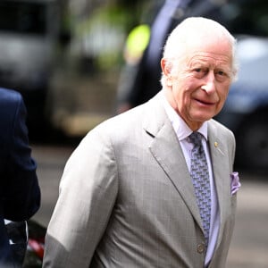 Le roi Charles III se rend au National Centre of Indigenous Excellence à Sydney pour rencontrer des représentants des communautés aborigènes et insulaires du détroit de Torres, au troisième jour de la visite royale en Australie et aux Samoa. Mardi 22 octobre 2024. Photo par Victoria Jones/PA Wire/ABACAPRESS.COM