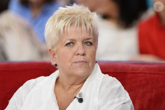 Mimie Mathy - Enregistrement de l'émission "Vivement Dimanche" à Paris le 25 Fevrier 2015. L'émission sera diffusée le 03 Mars. Invité principal Michel Fugain 