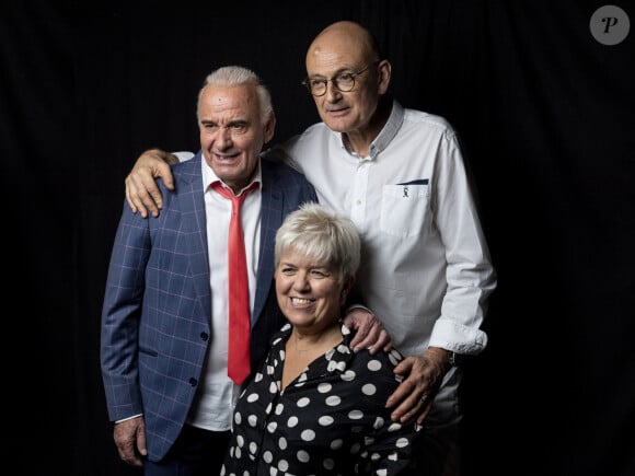 Et grace à celui-ci, l'épouse de Benoist Gérard est une figure incontournable du PAF aujourd'hui
Exclusif -  Michel Fugain, Mimie Mathy et son mari Benoist Gérard - Surprises - Backstage de l'enregistrement de l'émission "La Chanson secrète 4", qui sera diffusée le 4 janvier 2020 sur TF1, à Paris. Le 17 décembre 2019 © Gaffiot-Perusseau / Bestimage 