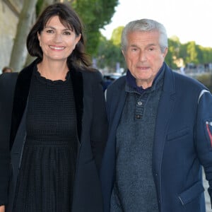 Claude Lelouch et sa compagne Valérie Perrin - Soirée de gala de la "Maud Fontenoy Fondation" à bord de la péniche Ducasse sur Seine à Paris le 6 juin 2019 © Veeren/Bestimage 