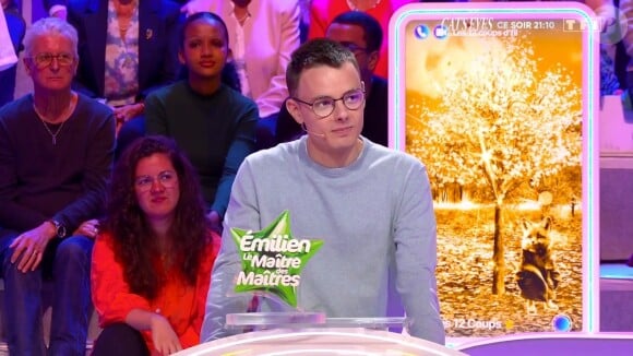 Lors de sa participation du lundi 11 novembre 2024, Emilien s'est laissé aller à quelques confidences aux "12 coups de midi"
Emilien sur le plateau des "12 coups de midi"