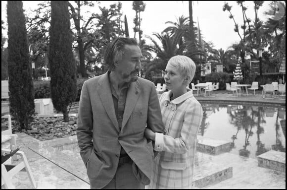 Archives - Jean Seberg et Romain Gary en 1971.