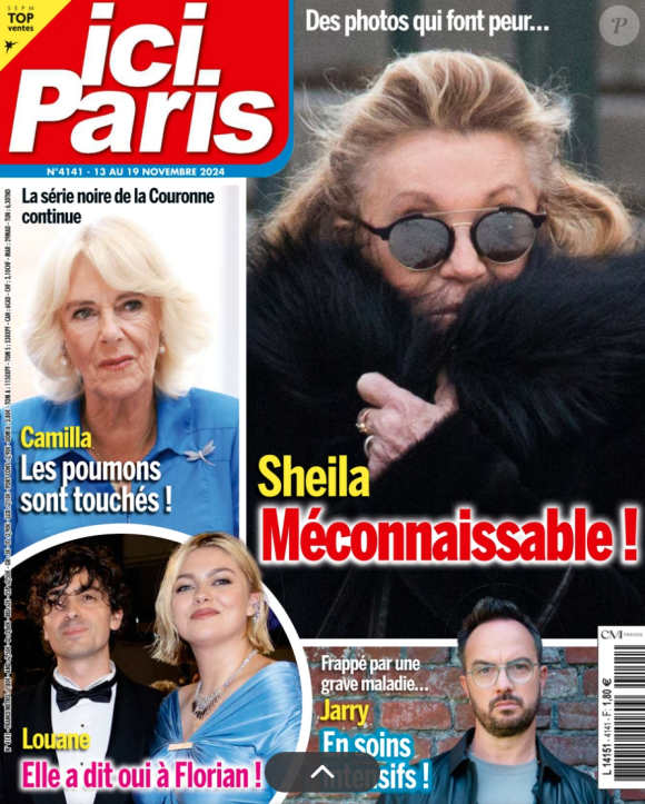 Couverture du magazine "Ici Paris" du mercredi 13 novembre 2024.