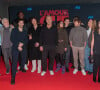 Découvrez laquelle 
Raphael Quénard, Alain Chabat, Jean-Pascale Zadi, François Civil, Vincent Lacoste, Gilles Lellouche, Elodie Bouchez, Malik Frikah, Anthony Bajon, guest, Mallory Wanecque, Adèle Exarchopoulos - Avant-première du film "L'amour Ouf" au Kinepolis de Lomme près de Lille le 13 octobre 2024. © Stéphane Vansteenkiste/Bestimage 