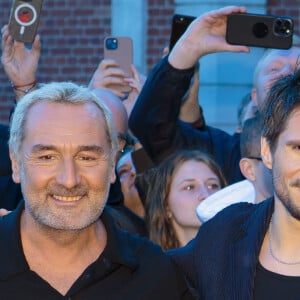 Gilles Lellouche, François Civil - Avant-première du film "L'amour Ouf" au Kinepolis de Lomme près de Lille le 13 octobre 2024. © Stéphane Vansteenkiste/Bestimage 