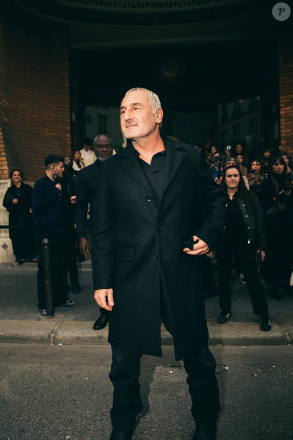 Gilles Lellouche au défilé Lacoste prêt à porter printemps / été 2025 lors de la fashion week à Paris le 1er octobre 2024. © Sam Delpech / Bestimage 