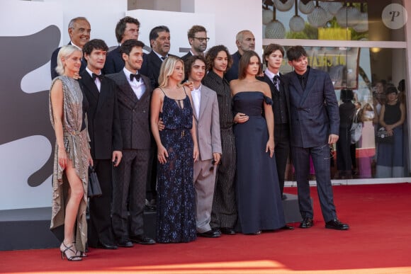 Christine Gautier, Alberto Barbera, invité, Hugo Selignac, invité, Alain Attal, Ludivine Sagnier, Louis Memmi, Nicolas Mathieu, Sayyid El Alami, Gilles Lellouche, Angelina Woreth, Paul Kircher, Raphael Quenard 81e Mostra de Venise Tapis rouge du film -Leurs Enfants Apres Eux Palazzo del Cinema Lido de Venise, Italie 31 août 2024