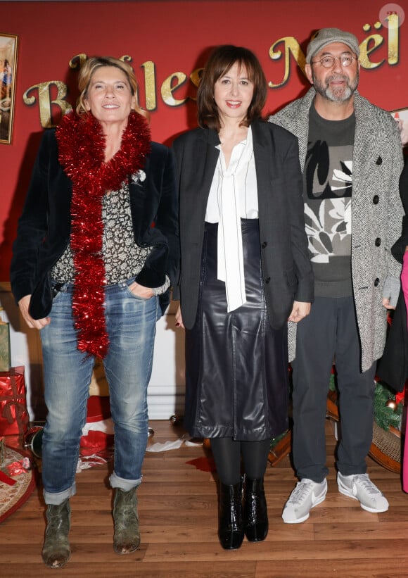 Alexandra Leclère, Valérie Bonneton, Kad Merad - Avant-première du film "Les boules de Noël" au cinéma Pathé-Wepler à Paris. Le 14 novembre 2024 © Coadic Guirec / Bestimage