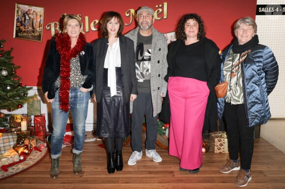 Alexandra Leclère, Valérie Bonneton, Kad Merad, Louise Massin, Lise Lamétrie - Avant-première du film "Les boules de Noël" au cinéma Pathé-Wepler à Paris. Le 14 novembre 2024 © Coadic Guirec / Bestimage