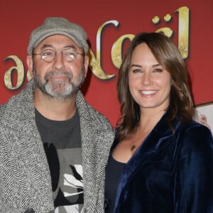 Kad Merad et sa femme Julia Vignali - Avant-première du film "Les boules de Noël" au cinéma Pathé-Wepler à Paris. Le 14 novembre 2024 © Coadic Guirec / Bestimage