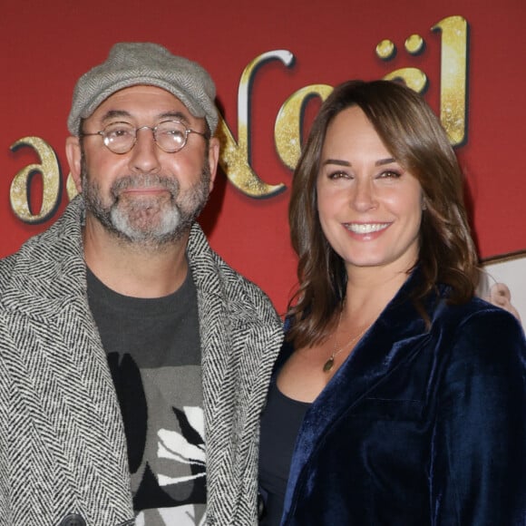 Kad Merad et sa femme Julia Vignali - Avant-première du film "Les boules de Noël" au cinéma Pathé-Wepler à Paris. Le 14 novembre 2024 © Coadic Guirec / Bestimage