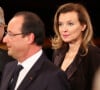 Valérie Trierweiler, 59 ans, a parlé de ses retrouvailles inattendues avec François Hollande dans "Les Grosses Têtes" sur RTL
Valerie Trierweiler et Francois Hollande - Allocution du President de la Republique Francaise, Francois Hollande a l'occasion du lancement des Commemorations du Centenaire de la premiere Guerre Mondiale, au Palais de l'Elysée.