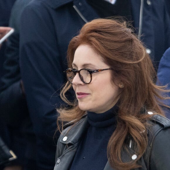 Isabelle Boulay est également la mère d'un garçon de 15 ans baptisé Marcus
Isabelle Boulay - Le président Emmanuel Macron prononce un discours au Champ de Mars le soir de sa victoire à l'élection présidentielle le 24 avril 2022. © Cyril Moreau / Bestimage 