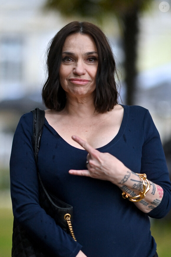 Beatrice Dalle attends La Passion Selon Beatrice photocall during the 17th Angouleme French-Speaking Film Festival Day Three on August 29, 2024 in Angouleme, France. Photo by Franck Castel/ABACAPRESS.COM