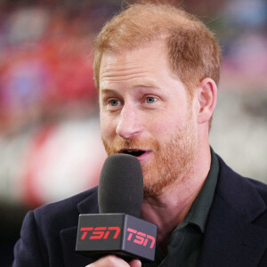 Compétition sportive pour vétérans et blessés de guerre autour de plusieurs disciplines qui se déroulera du 8 au 16 février à Vancouver et Whistler
Prince Harry, duc de Sussex, lors du match opposant les Argonauts de Toronto et les Blue Bombers de Winnipeg dans le cadre de la Grey Cup à Vancouver, Canada. Le 17 novembre 2024 Photo by Darryl Dyck/CP/ABACAPRESS.COM