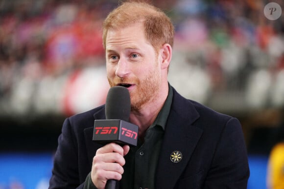 Compétition sportive pour vétérans et blessés de guerre autour de plusieurs disciplines qui se déroulera du 8 au 16 février à Vancouver et Whistler
Prince Harry, duc de Sussex, lors du match opposant les Argonauts de Toronto et les Blue Bombers de Winnipeg dans le cadre de la Grey Cup à Vancouver, Canada. Le 17 novembre 2024 Photo by Darryl Dyck/CP/ABACAPRESS.COM