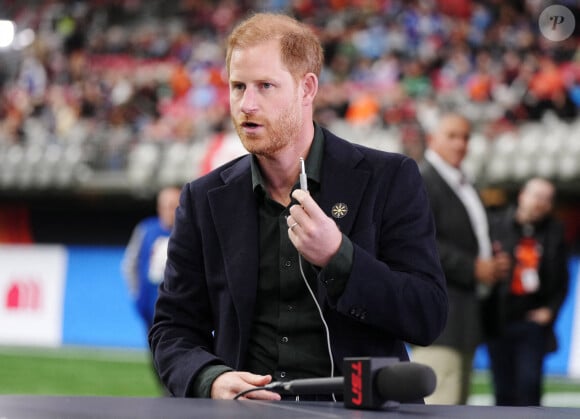 Un événement que le prince a certainement hâte de voir débuter !
Prince Harry, duc de Sussex, lors du match opposant les Argonauts de Toronto et les Blue Bombers de Winnipeg dans le cadre de la Grey Cup à Vancouver, Canada. Le 17 novembre 2024 . Photo by Darryl Dyck/CP/ABACAPRESS.COM