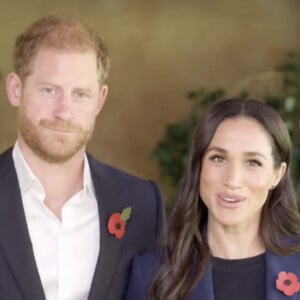 Les membres de la famille royale britannique auto-exilés, le prince Harry et Meghan Markle (duc et duchesse de Sussex), sont apparus ensemble pour la première fois en trois mois dans une nouvelle vidéo. - Picture MUST credit: Cancilleria Columbia