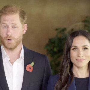 Les membres de la famille royale britannique auto-exilés, le prince Harry et Meghan Markle (duc et duchesse de Sussex), sont apparus ensemble pour la première fois en trois mois dans une nouvelle vidéo. - Picture MUST credit: Cancilleria Columbia