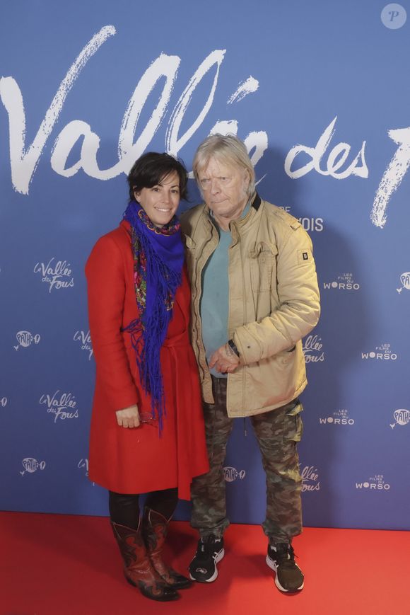 Renaud et sa femme Cerise (Christine Marot) lors de l'avant-première du film "La vallée des fous" au Pathé Wepler à Paris le 12 novembre 2024. © Jack Tribeca / Bestimage 