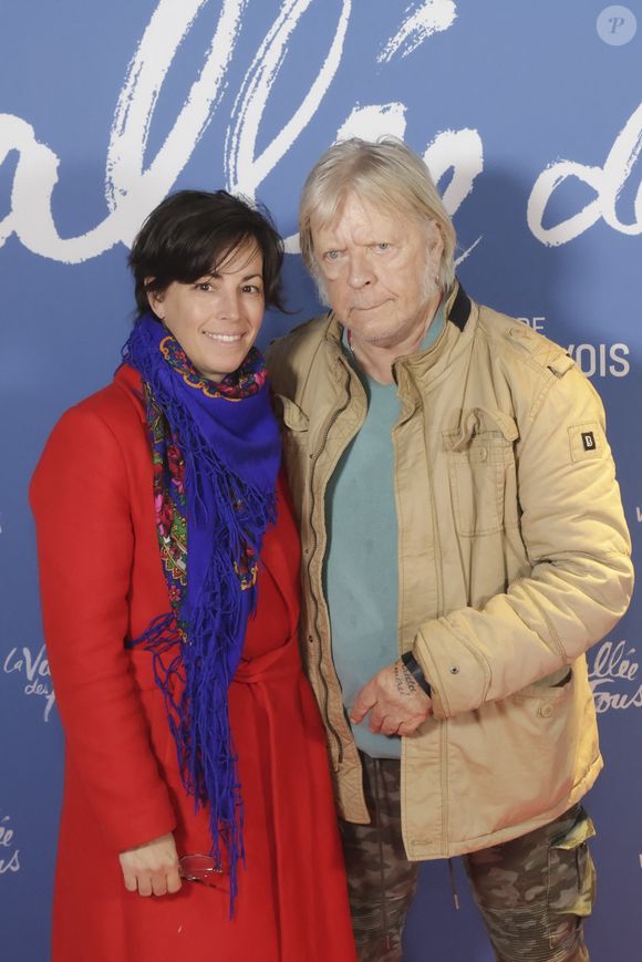 Renaud et sa femme Cerise (Christine Marot) lors de l'avant-première du film "La vallée des fous" au Pathé Wepler à Paris le 12 novembre 2024. © Jack Tribeca / Bestimage 