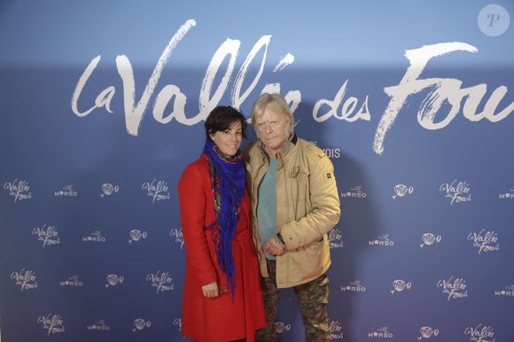 Renaud et sa femme Cerise (Christine Marot) lors de l'avant-première du film "La vallée des fous" au Pathé Wepler à Paris le 12 novembre 2024. © Jack Tribeca / Bestimage 