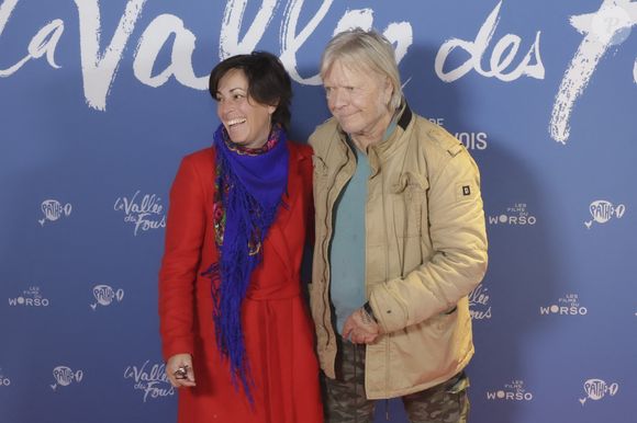 Renaud et sa femme Cerise (Christine Marot) lors de l'avant-première du film "La vallée des fous" au Pathé Wepler à Paris le 12 novembre 2024. © Jack Tribeca / Bestimage 