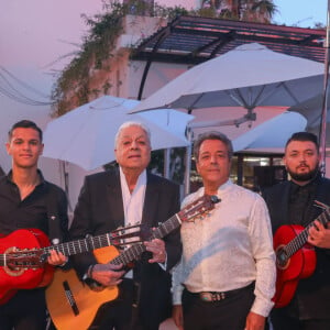 Exclusif - Enrico Macias, Chico and the Gypsies - Backstage - Enregistrement de l'émission "La Fête de la chanson à l'Orientale" à l'hôtel Fairmont de Tanger au Maroc, diffusée le 22 novembre sur France 3 © Philippe Doignon / Bestimage 