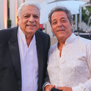 Exclusif - Enrico Macias et Chico - Backstage - Enregistrement de l'émission "La Fête de la chanson à l'Orientale" à l'hôtel Fairmont de Tanger au Maroc, diffusée le 22 novembre sur France 3 © Philippe Doignon / Bestimage 