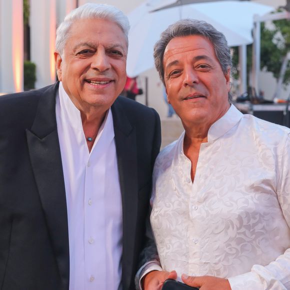 Exclusif - Enrico Macias et Chico - Backstage - Enregistrement de l'émission "La Fête de la chanson à l'Orientale" à l'hôtel Fairmont de Tanger au Maroc, diffusée le 22 novembre sur France 3 © Philippe Doignon / Bestimage 