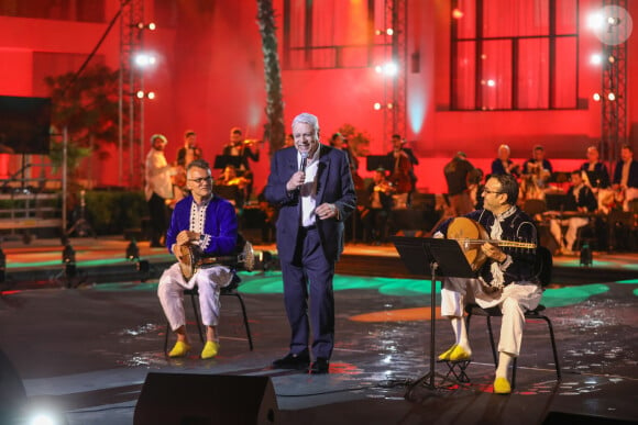 Exclusif - Enrico Macias - Enregistrement de l'émission "La Fête de la chanson à l'Orientale" à l'hôtel Fairmont de Tanger au Maroc, diffusée le 22 novembre sur France 3 © Philippe Doignon / Bestimage 