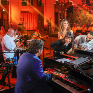 Exclusif - André Manoukian, Laury Thilleman, Ycare, Ouidad - Enregistrement de l'émission "La Fête de la chanson à l'Orientale" à l'hôtel Fairmont de Tanger au Maroc, diffusée le 22 novembre sur France 3 © Philippe Doignon / Bestimage 