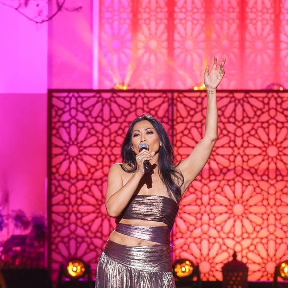 Exclusif - Anggun - Enregistrement de l'émission "La Fête de la chanson à l'Orientale" à l'hôtel Fairmont de Tanger au Maroc, diffusée le 22 novembre sur France 3 © Philippe Doignon / Bestimage 