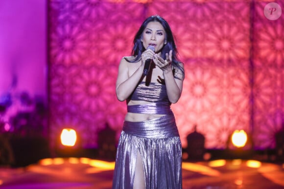 Exclusif - Anggun - Enregistrement de l'émission "La Fête de la chanson à l'Orientale" à l'hôtel Fairmont de Tanger au Maroc, diffusée le 22 novembre sur France 3 © Philippe Doignon / Bestimage 