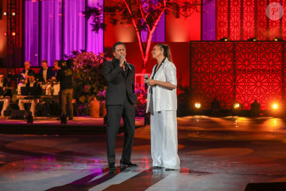 Exclusif - Dany Brillant, Chimène Badi - Enregistrement de l'émission "La Fête de la chanson à l'Orientale" à l'hôtel Fairmont de Tanger au Maroc, diffusée le 22 novembre sur France 3 © Philippe Doignon / Bestimage 