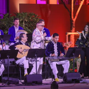 Exclusif - Faudel et Mimaa, Laury Thilleman - Enregistrement de l'émission "La Fête de la chanson à l'Orientale" à l'hôtel Fairmont de Tanger au Maroc, diffusée le 22 novembre sur France 3 © Philippe Doignon / Bestimage 