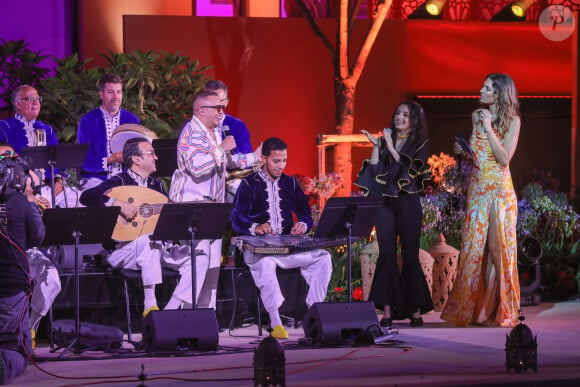 Exclusif - Faudel et Mimaa, Laury Thilleman - Enregistrement de l'émission "La Fête de la chanson à l'Orientale" à l'hôtel Fairmont de Tanger au Maroc, diffusée le 22 novembre sur France 3 © Philippe Doignon / Bestimage 