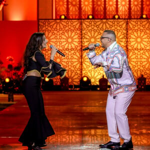 Exclusif - Faudel et Mimaa - Enregistrement de l'émission "La Fête de la chanson à l'Orientale" à l'hôtel Fairmont de Tanger au Maroc, diffusée le 22 novembre sur France 3 © Philippe Doignon / Bestimage 