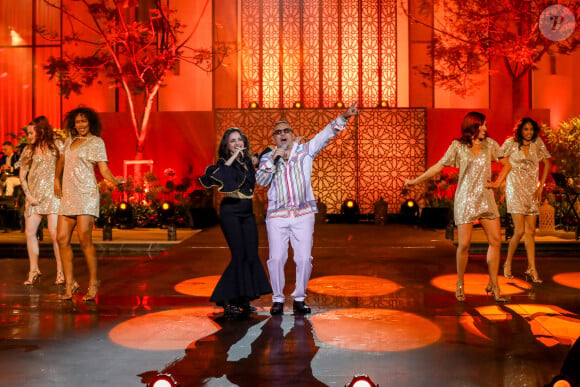 Exclusif - Faudel et Mimaa - Enregistrement de l'émission "La Fête de la chanson à l'Orientale" à l'hôtel Fairmont de Tanger au Maroc, diffusée le 22 novembre sur France 3 © Philippe Doignon / Bestimage 