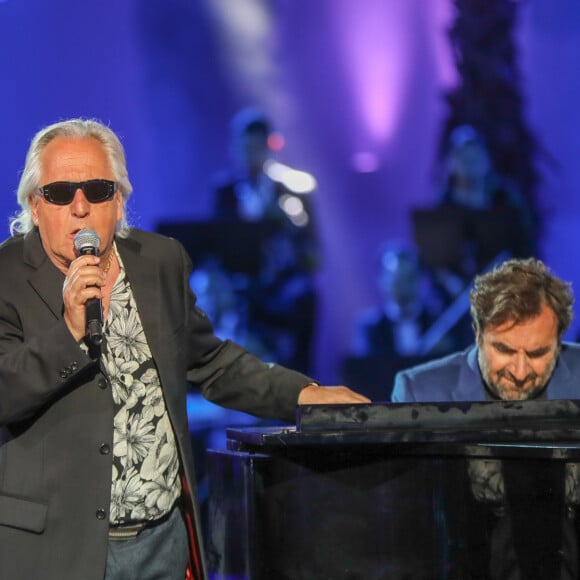 Exclusif - Gilbert Montagné et André Manoukian - Enregistrement de l'émission "La Fête de la chanson à l'Orientale" à l'hôtel Fairmont de Tanger au Maroc, diffusée le 22 novembre sur France 3 © Philippe Doignon / Bestimage 