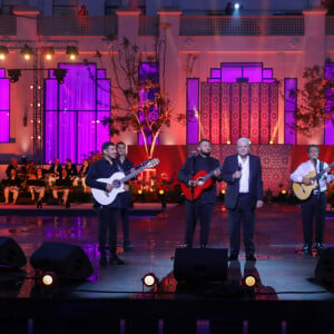 Exclusif - Enrico Macias, Chico and the Gypsies - Enregistrement de l'émission "La Fête de la chanson à l'Orientale" à l'hôtel Fairmont de Tanger au Maroc, diffusée le 22 novembre sur France 3 © Philippe Doignon / Bestimage 