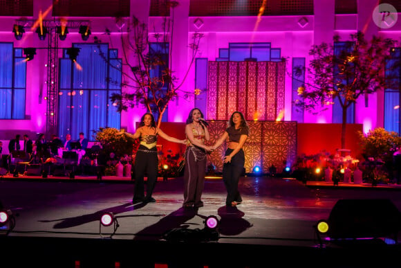 Exclusif - Mimaa - Enregistrement de l'émission "La Fête de la chanson à l'Orientale" à l'hôtel Fairmont de Tanger au Maroc, diffusée le 22 novembre sur France 3 © Philippe Doignon / Bestimage 