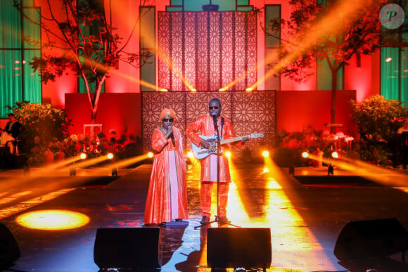 Exclusif - Amadou et Mariam - Enregistrement de l'émission "La Fête de la chanson à l'Orientale" à l'hôtel Fairmont de Tanger au Maroc, diffusée le 22 novembre sur France 3 © Philippe Doignon / Bestimage 