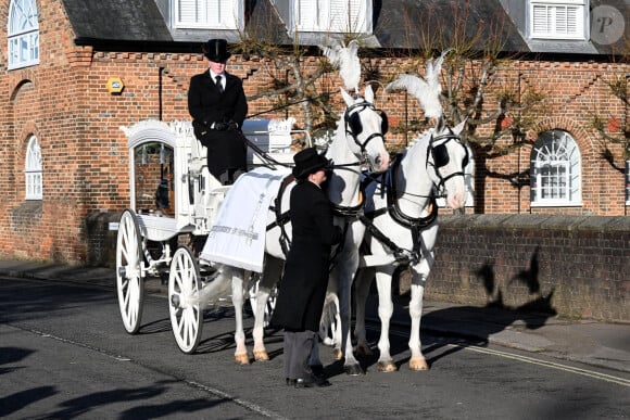 Funérailles de Liam Payne à l'église St Mary à Amersham, le 20 novembre 2024. L'ex-membre du groupe One Direction a chuté du troisième étage, le 16 octobre 2024, depuis le balcon de sa chambre d'hôtel. Celle-ci a été retrouvé saccagée. 