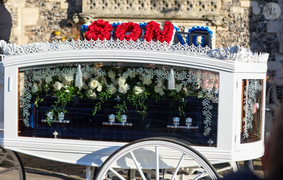 Funérailles de Liam Payne à l'église St Mary à Amersham, le 20 novembre 2024. L'ex-membre du groupe One Direction a chuté du troisième étage, le 16 octobre 2024, depuis le balcon de sa chambre d'hôtel. Celle-ci a été retrouvé saccagée. 