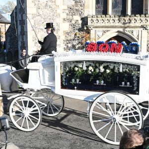 Funérailles de Liam Payne à l'église St Mary à Amersham, le 20 novembre 2024. L'ex-membre du groupe One Direction a chuté du troisième étage, le 16 octobre 2024, depuis le balcon de sa chambre d'hôtel. Celle-ci a été retrouvé saccagée. 