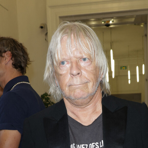 Exclusif - Le chanteur Renaud (Renaud Séchan) - Vernissage de l'exposition "Renaud, Des mots et des images" qui se tiendra jusqu'au 14 septembre à la Mairie du 13ème à Paris le 5 septembre 2024.